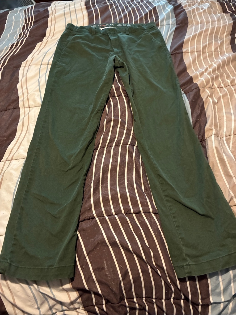 St. John's Bay Forest Green Men's Chinos